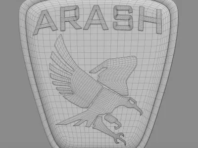 arash logo 3D model