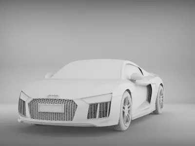 Audi R8 3D Car Model Free 3D model
