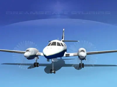 Swearingen SA226-T Merlin III V15 3D model