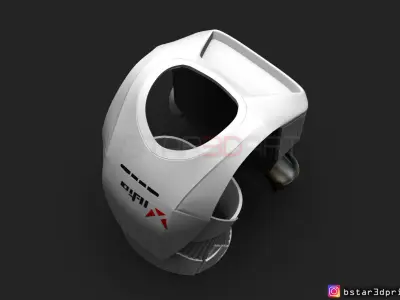 First Order JET TROOPER - Chest Armor - backpack - StormTrooper 3D print model