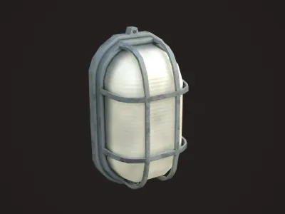 Commercial Light Fixtures Low-poly 3D model