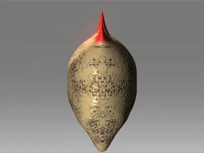 Desert Giant Lizard Helmet Low-poly 3D model