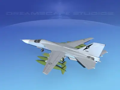 General Dynamics FB-111 Aardvark V10 3D model