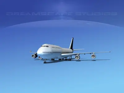 Boeing 747-8I Corporate 4 3D model