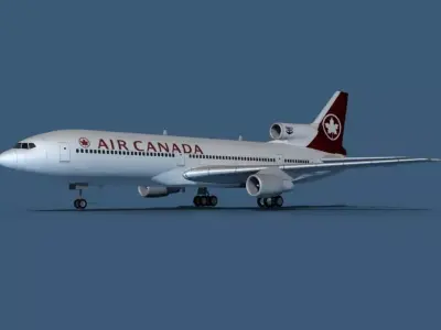 Lockheed L-1011-50 Air Canada 3 3D model