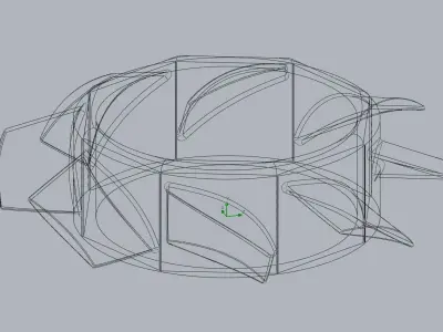 3D-Printable High Speed Ducted Fan Drone Rotor 3D print model