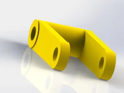 stabilizer plastic bracket 3D model
