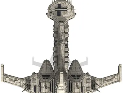 CDF Nemesis Heavy Cruiser 3D model