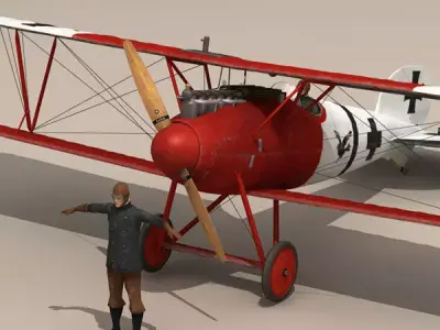albatros D Va jasta 18 3D model