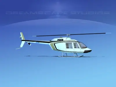 Bell 206 JetRanger V16 3D model