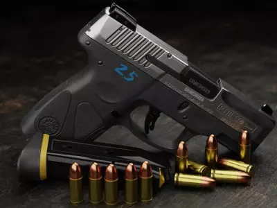 Taurus G2 Millennium PT111 Low-poly 3D model