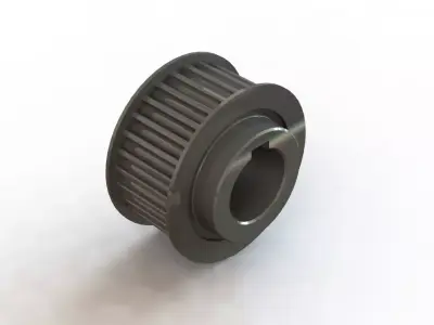 Polia Sincronizadora Synchronizing Pulley Schneider 28 5M 15 3D model