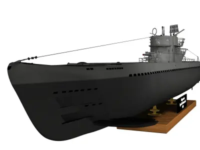 U-505 3D model