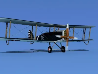 Airco DH-4 V04 US Navy 3D model