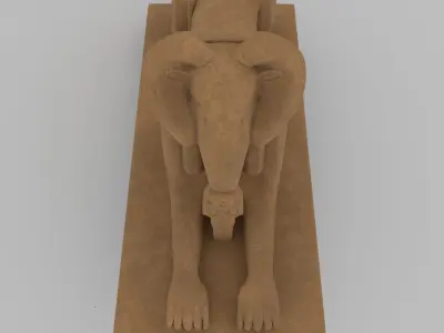 Sphinx Ram 3D model