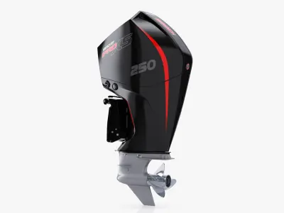 Mercury Pro XS 250 Outboard Motor 3D model