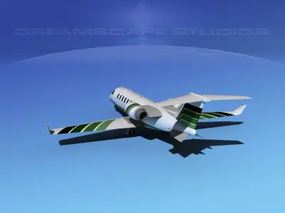 LearJet 45 V17 3D model