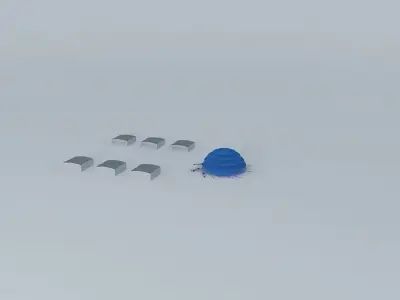 AirAtlanticOcean Terminal in Amman, Jordan Free 3D model