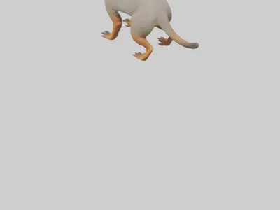 Mongoose hunting model 3D model