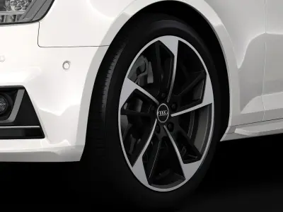 Audi A4 L 45 TFSI quattro S line B9 2016 wheel 3D model