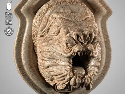 STAR WARS Rancor Wall 3D print model