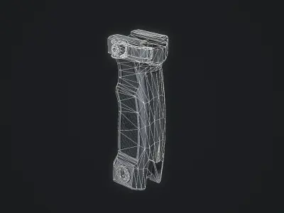 UTG Combat D Grip Low-poly 3D model