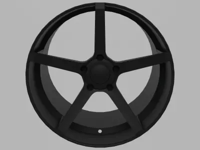 Sport Rim ZP06 Free low-poly 3D model