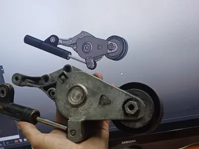 ALH-AHF TDI Belt Tensioner 3D model