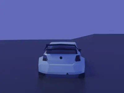Low Poly WRC Rally Car Free low-poly 3D model