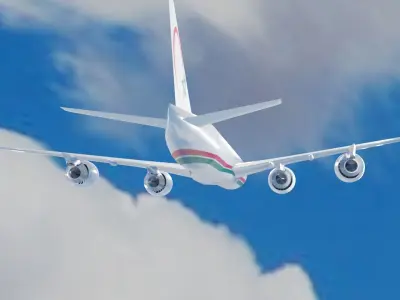Boeing 777-200 Royal Air Maroc RAM 3D model