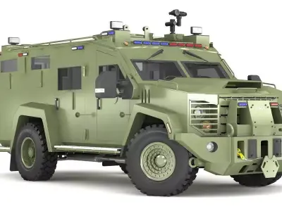 Bearcat military 3D model
