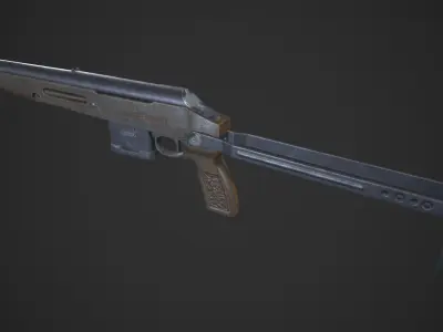 TOZ-106 Shotgun Low-poly 3D model