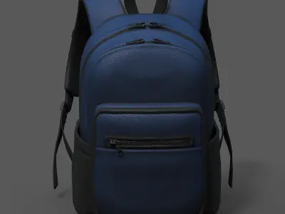 Backpack Camping Generic military human bag storqge baggage  Low-poly 3D model