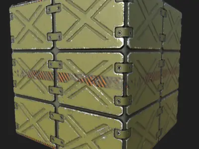 Sci-Fi military plates Texture