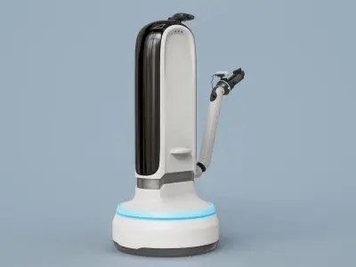 Samsung Rigged Bot Handy EX1 2023 Edition PBR 3D model