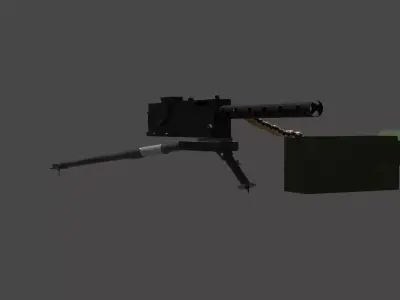 M1919 30 caliber   Free 3D model
