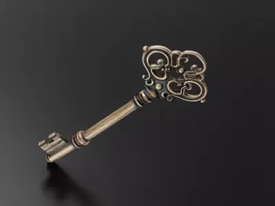 Old key 3D print model purchase