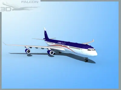 Falcon3D A340-600 Lan Chile 3D model