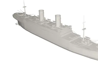 Military Ship 3D model