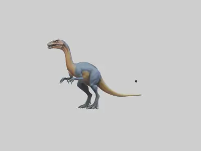 Therizinosaurus model Low-poly 3D model