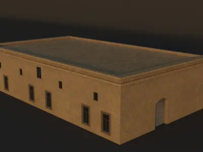 36 Mardin Old Houses Set Buildings 3D model Low-poly 3D model