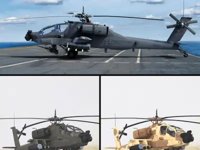 AH64A Apache Helicopter Collection 