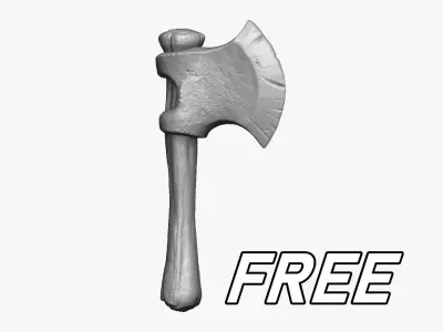 Weapon - Troll Axe - FREE Free 3D model