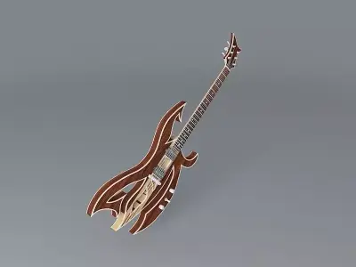 War Bird by Pasaye guitars Free 3D model