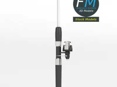 Fishing rod 2 3D model
