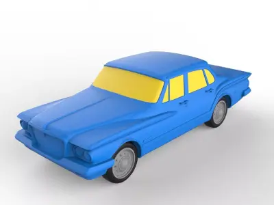 Chrysler Valiant 1962 Classic Car 3D print model