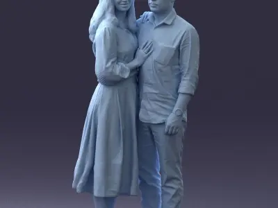 000070 Couple 0805 3dp 3D print model