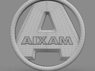 aixam logo 3D model