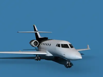 Hawker Siddley 800SR V14 3D model