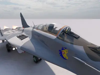 Mig 29 jet fighter 3D model